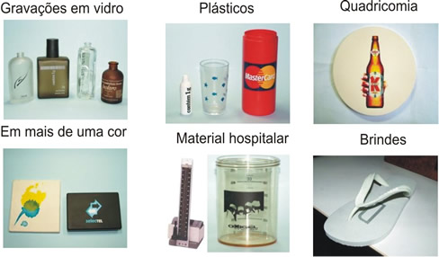 Exemplos de Gravação técnica e Personalização de frascos